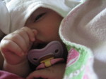 Sleeping comfortably!