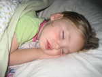 Perfect sleeping princess