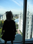 Madison looking at the SL temple from the Joseph Smith Memorial building 4