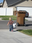 Taking out the trash