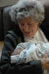Madi with Great Grandma Newsome