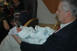 Grandpa Smith holding Madison